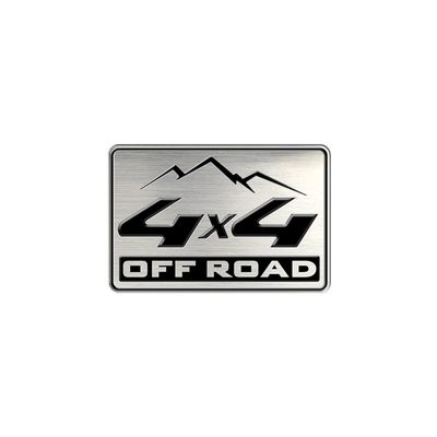 Aluminium Embleem/Logo - 4x4 OFF ROAD - 5,5x3,6cm AV233259