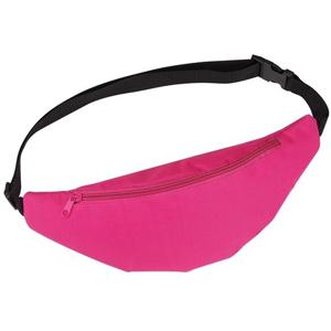 Heuptasje/buideltasje - roze - 35 x 15 cm - Festivaltasjes outdoor - Fanny pack - polyester