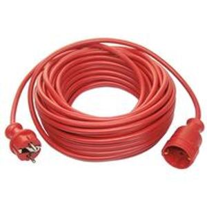 Schwabe Verlengkabel Vinyl H05VV-F3x1,5 rood 10m