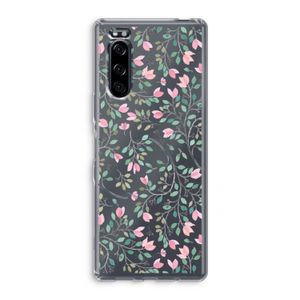 Sierlijke bloemen: Sony Xperia 5 Transparant Hoesje