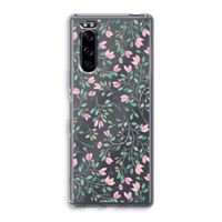 Sierlijke bloemen: Sony Xperia 5 Transparant Hoesje
