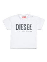 Diesel Kids t-shirt en coton à logo imprimé - Blanc