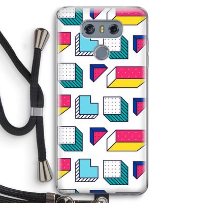 8-bit N°7: LG G6 Transparant Hoesje met koord