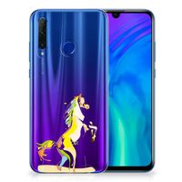 Honor 20 Lite Telefoonhoesje met Naam Horse Color