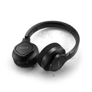 Philips TAA4216BK/00 hoofdtelefoon/headset Bedraad en draadloos Hoofdband Sporten USB Type-C Bluetooth Zwart