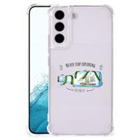 Samsung Galaxy S22 Stevig | Bumper Hoesje | Boho Bottle