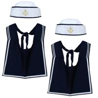 Carnaval Verkleed set Matroos - 2x - 2 delig - Matrozen pakje