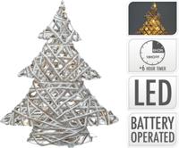 Boom led 40 cm grijs kerstversiering - Nampook