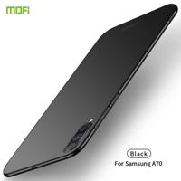 Voor Galaxy A70 MOFI Frosted PC ultradun hard case (zwart)