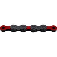KMC fietsketting dlc 12 126 schakels - rood/zwart - 272g