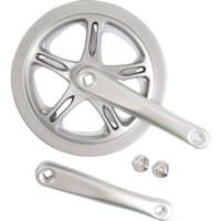 Dahon crankstel 52t 3/32" enkel kettingblad rand zilver