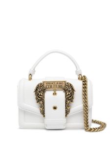 Versace Jeans Couture mini sac en cuir artificiel - Blanc