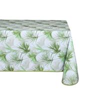 Stof Textiles Tafelkleed - 145 x 240 cm - palmbladeren - Eettafel tafellakens - polyester