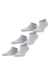 FALKE 3-paar Cool kick sneaker sokken - Enkelsokken voor dames en heren - Ademend