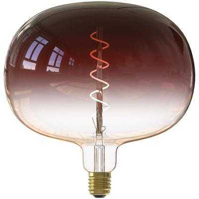 Leen Bakker - Calex Boden LED - 5W - Dimbaar - Glas - Bruin - H22.5 Cm