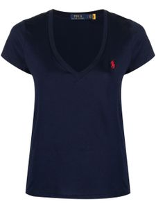 Polo Ralph Lauren t-shirt Polo Pony à col v - Bleu