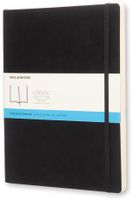 Moleskine notitieboek, ft 19 x 25 cm, puntraster, harde cover, 192 blad, zwart