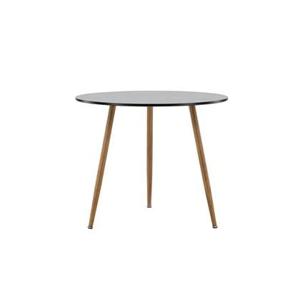 Fjôrd - Eettafel Zwart Ø90cm - MDF - Polar