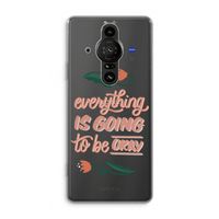 Optimistic flower girl: Sony Xperia Pro-I Transparant Hoesje