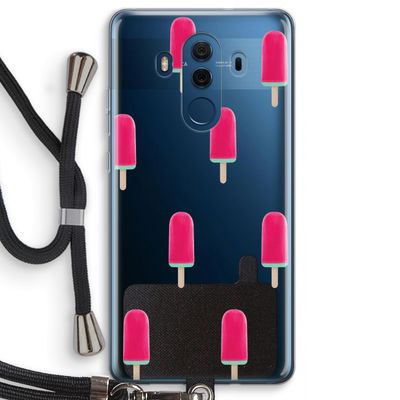 Waterijsje: Huawei Mate 10 Pro Transparant Hoesje met koord