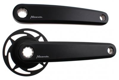 Miranda Crankset Delta voor Bosch 2 e bike 170 mm zwart