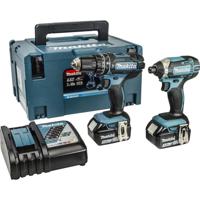 Makita DLX2131JX Accu Combiset 2-delig (DHP482 + DTD152) 18V 3.0Ah in Mbox Makita DLX2131JX Accu Combiset 2-delig (DHP482 + DTD152) 18V 3.0Ah in Mbox