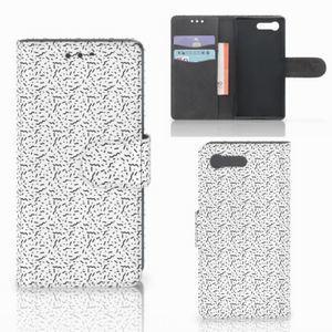 Sony Xperia X Compact Telefoon Hoesje Stripes Dots