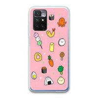 Happy bento friends: Xiaomi Redmi 10 Transparant Hoesje
