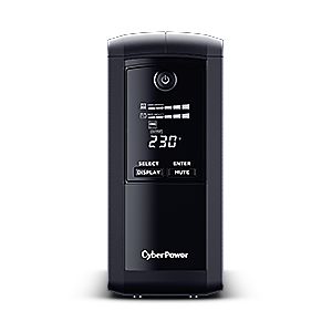 CyberPower VP1000ELCD UPS Line-interactive 1 kVA 550 W 3 AC-uitgang(en)