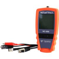 Tempo NC-500 NETcat® Pro2 UTP/STP-kabeltester Zwart - thumbnail