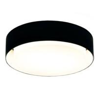 Marset Plaff-On! plafondlamp Ø50 LED IP54 zwart