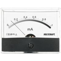 VOLTCRAFT AM-86X65/1MA AM-86X65/1MA Inbouwmeter AM-86X65/1 mA/DC Draaispoel