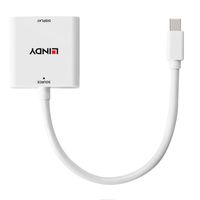 LINDY Monitor Adapter [1x Mini-DisplayPort stekker - 1x DVI] 38318 0.18 m - thumbnail