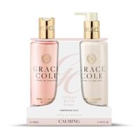 Grace Cole Vanilla blush & peony bodycare duo