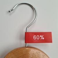 Label vaantje kunststof kleur rood 60%