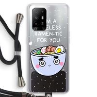 I'm A Hopeless Ramen-Tic For You: Oppo A94 5G Transparant Hoesje met koord