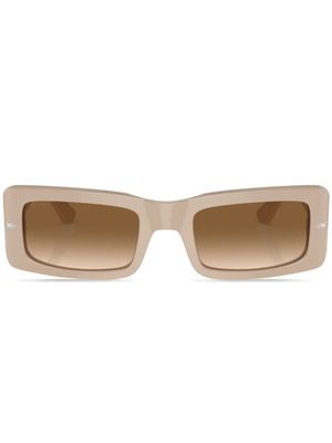 Persol lunettes de soleil Francis à monture rectangulaire - Marron