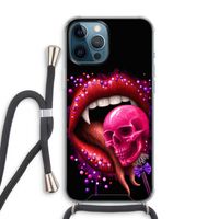 Dodelijk zoet: iPhone 12 Pro Max Transparant Hoesje met koord
