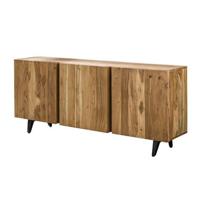 Giga Meubel - Dressoir Acaciahout - 3-Deurs - 180x40x76cm - thumbnail