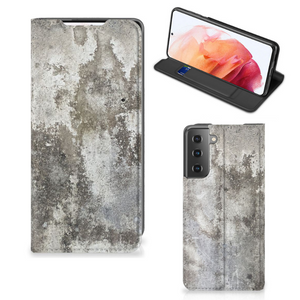 Samsung Galaxy S21 Standcase Beton Print