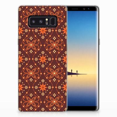 Samsung Galaxy Note 8 | TPU bumper | Batik Brown
