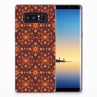 Samsung Galaxy Note 8 | TPU bumper | Batik Brown