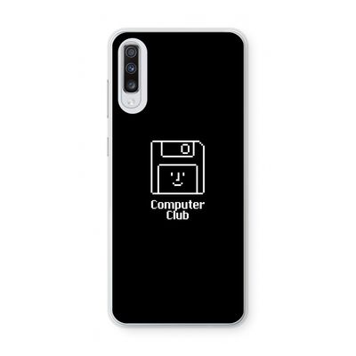 Hello: Samsung Galaxy A70 Transparant Hoesje