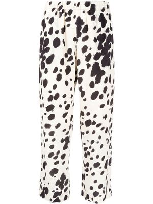 Marni pantalon court à imprimé animalier - Tons neutres