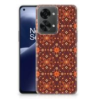 OnePlus Nord 2T TPU bumper Batik Brown