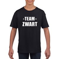 Sportdag team zwart shirt kinderen