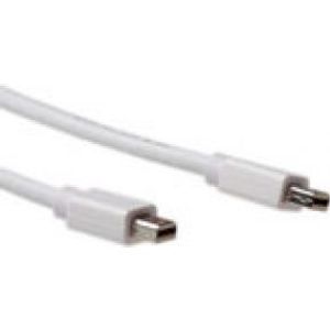 ACT AK3959 DisplayPort kabel 1 m Mini DisplayPort Wit