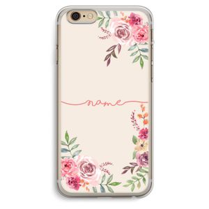 Rozen: iPhone 6 Plus / 6S Plus Transparant Hoesje