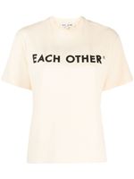 Each X Other t-shirt en coton à logo imprimé - Jaune - thumbnail