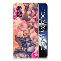 Xiaomi Poco X4 Pro 5G | TPU Case | Bosje Bloemen